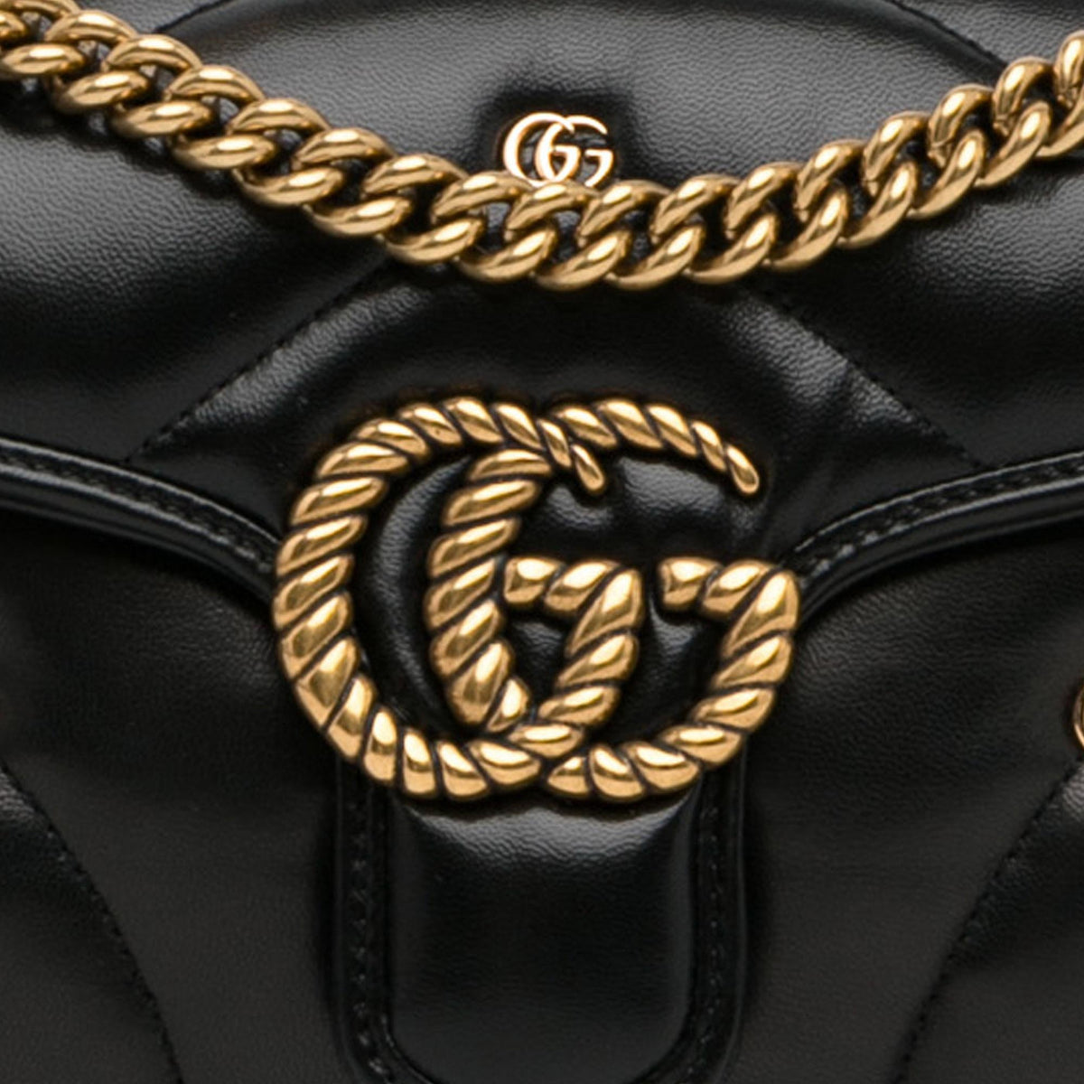 Gucci Small GG Marmont 2.0 Shoulder Bag (SHG-An05ST)