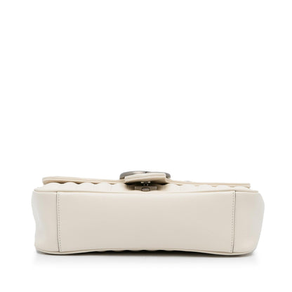 Gucci Small GG Marmont Aria Matelasse Crossbody Bag (SHG-LHf70H)