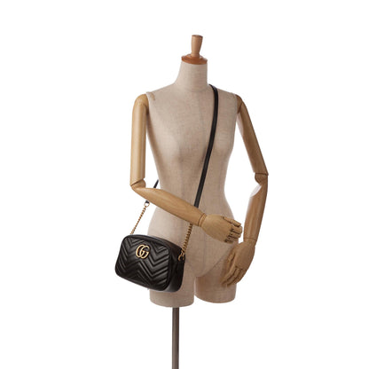 Gucci Small GG Marmont Crossbody Bag (SHG-DfmqKi)