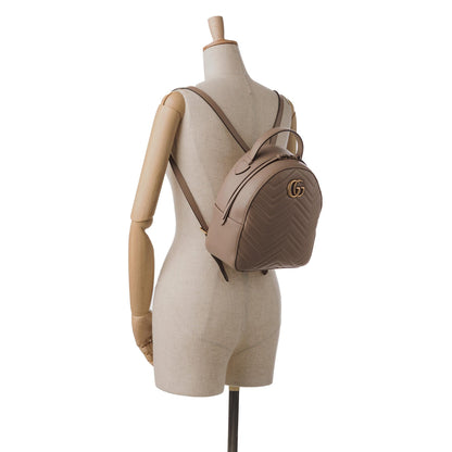 Gucci Small GG Marmont Matelasse Backpack (SHG-6nZ2to)