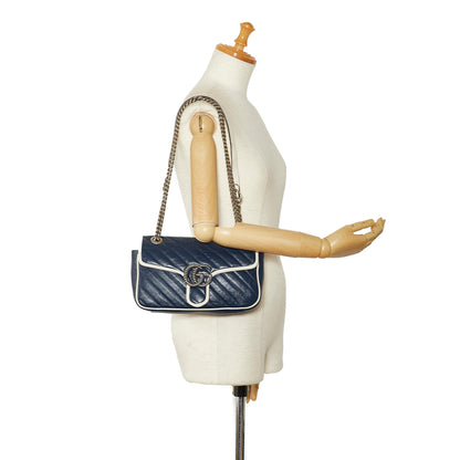 Gucci Small GG Marmont Matelasse Crossbody Bag (SHG-gXACgT)