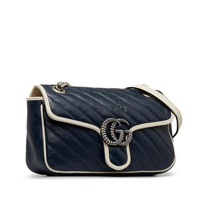 Gucci Small GG Marmont Matelasse Crossbody Bag (SHG-gXACgT)