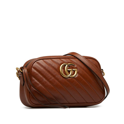 Gucci Small GG Marmont Matelasse Crossbody (SHG-FLjedm)
