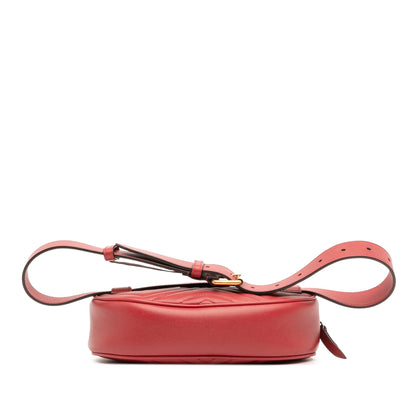 Gucci Small GG Marmont Matelasse Leather Belt Bag