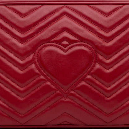 Gucci Small GG Marmont Matelasse Top Handle (SHG-hNCArE)