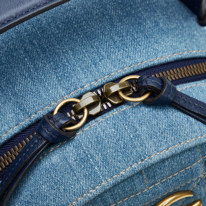 Gucci Small GG Marmont Pearl Denim Backpack (SHG-jyG2zX)