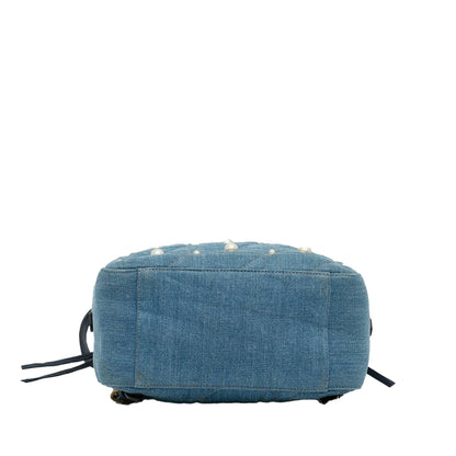 Gucci Small GG Marmont Pearl Denim Backpack (SHG-AWCod3)