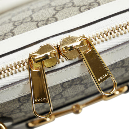 Gucci Small GG Supreme Horsebit 1955 Satchel