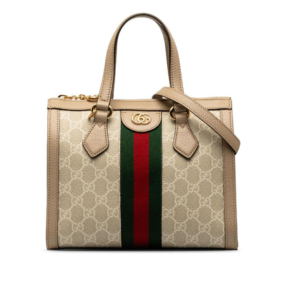 Gucci Small GG Supreme Ophidia Satchel (SHG-gSeSoW)