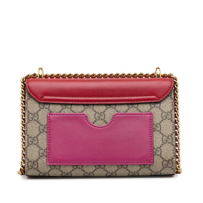 Gucci Small GG Supreme Padlock Crossbody Bag (SHG-UWsLXV)