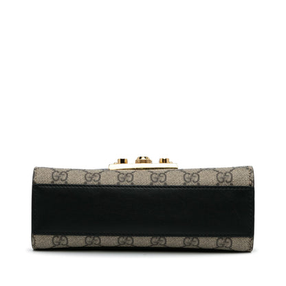 Gucci Small GG Supreme Padlock Crossbody (SHG-lh7Ikz)