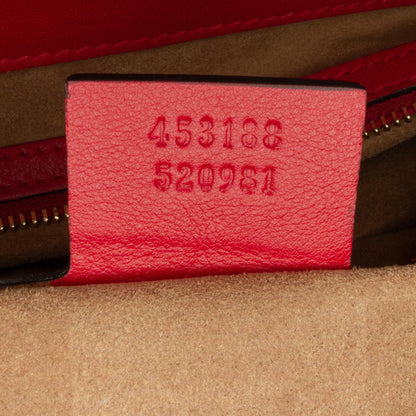 Gucci Small GG Supreme Padlock Satchel (SHG-2Z0zjB)