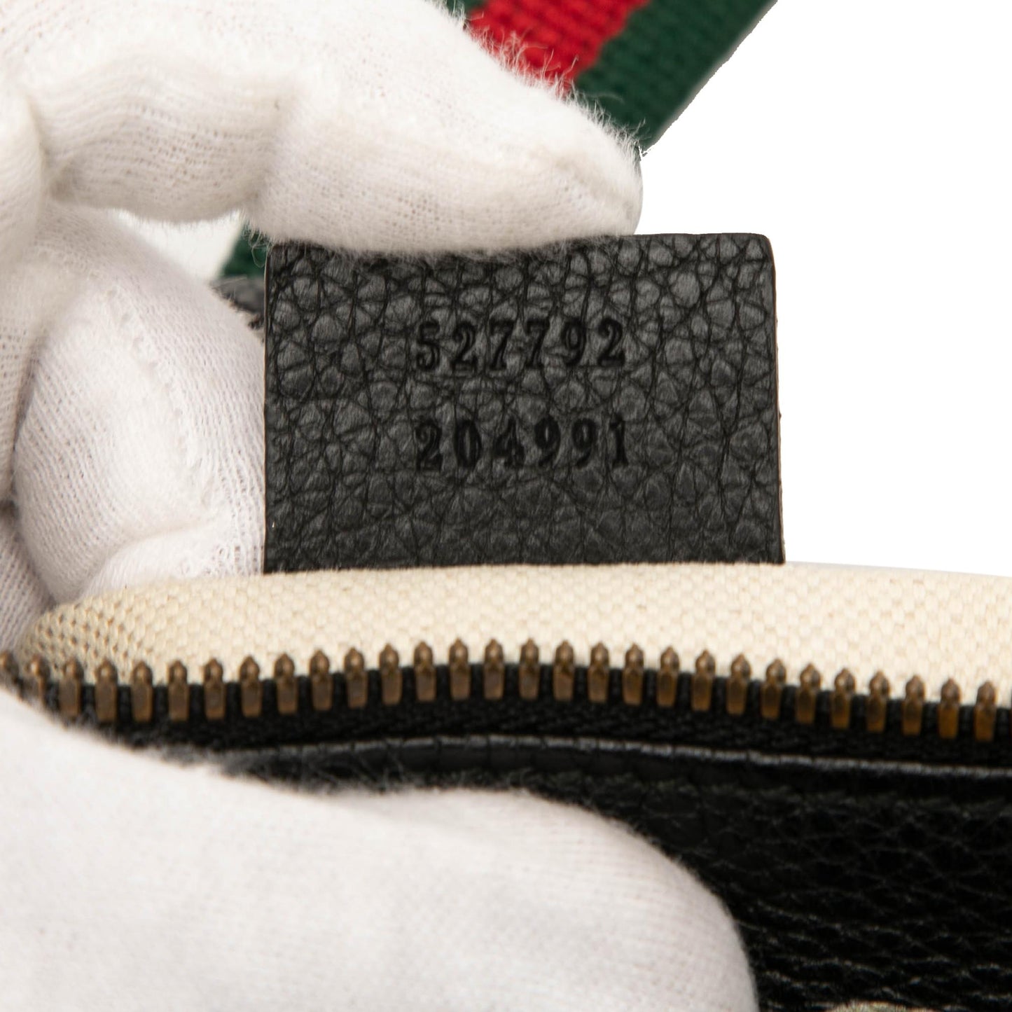Gucci Small Grained Calfskin Logo Belt Bag