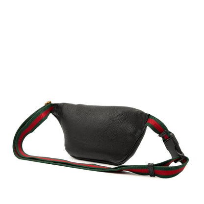 Gucci Small Grained Calfskin Logo Belt Bag
