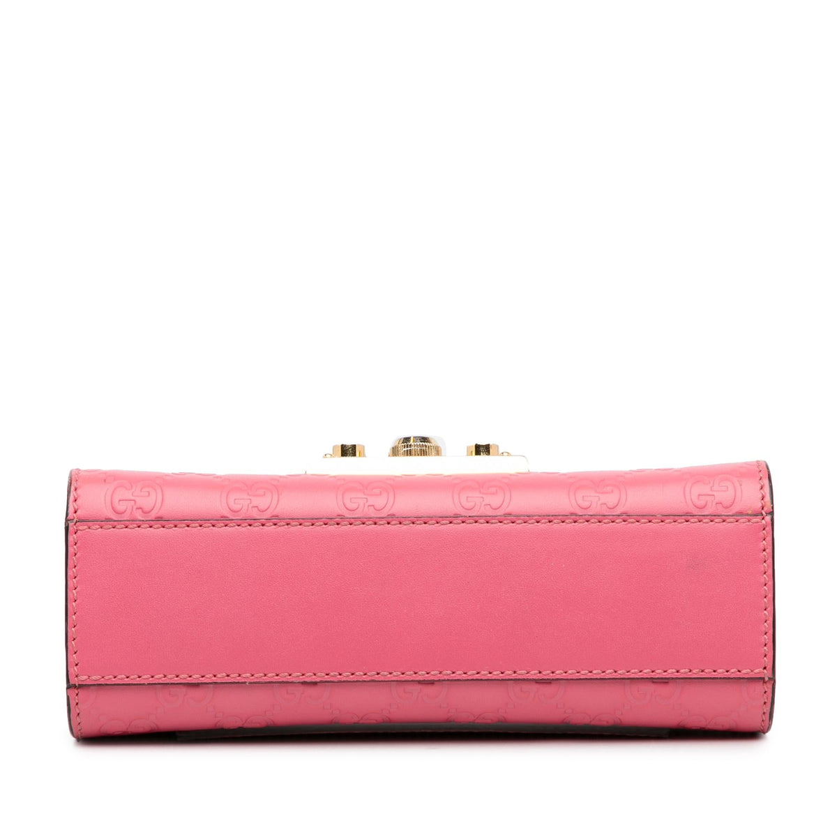 Gucci Small Guccissima Padlock Crossbody Bag (SHG-1P2MX2)