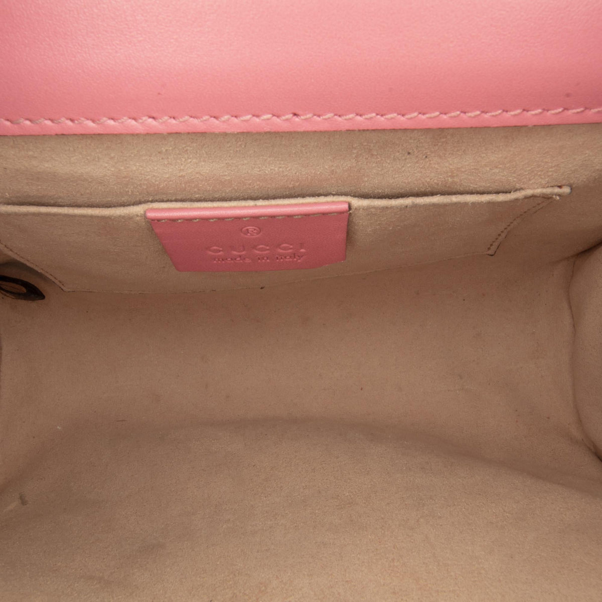 Gucci Small Guccissima Padlock Crossbody Bag (SHG-1P2MX2)