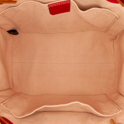 Gucci Small Guccissima Padlock Tote