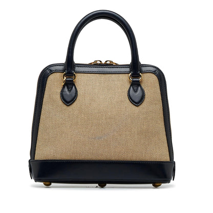 Gucci Small Horsebit 1955 Canvas Top Handle (SHG-QIxwtd)