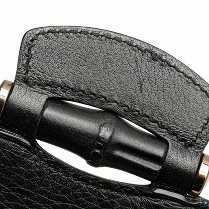 Gucci Small Leather Bamboo Nouveau Fringe Crossbody