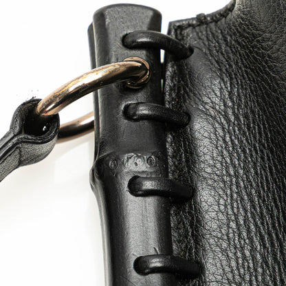 Gucci Small Leather Bamboo Nouveau Fringe Crossbody