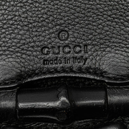 Gucci Small Leather Bamboo Nouveau Fringe Crossbody