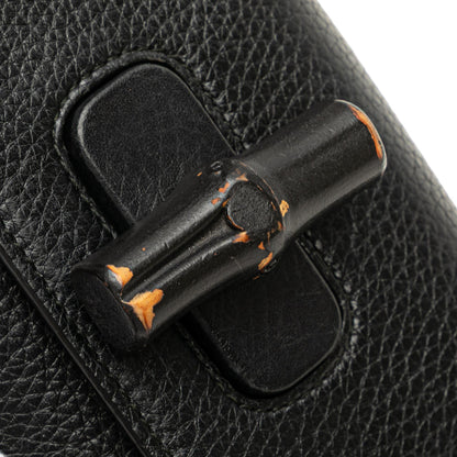 Gucci Small Leather Miss Bamboo Crossbody
