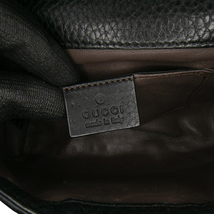 Gucci Small Leather Studded Miss Bamboo Crossbody