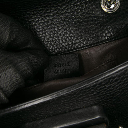 Gucci Small Leather Studded Miss Bamboo Crossbody