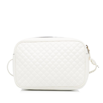 Gucci Small Leather Web Trapuntata Crossbody (SHG-3PW6zo)