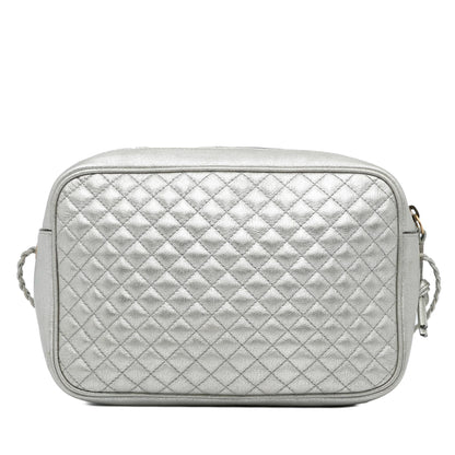 Gucci Small Leather Web Trapuntata Crossbody (SHG-DXltON)