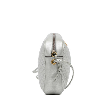 Gucci Small Leather Web Trapuntata Crossbody (SHG-DXltON)