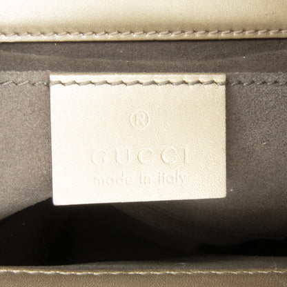 Gucci Small Metallic Padlock Crossbody (SHG-Vd4R6T)