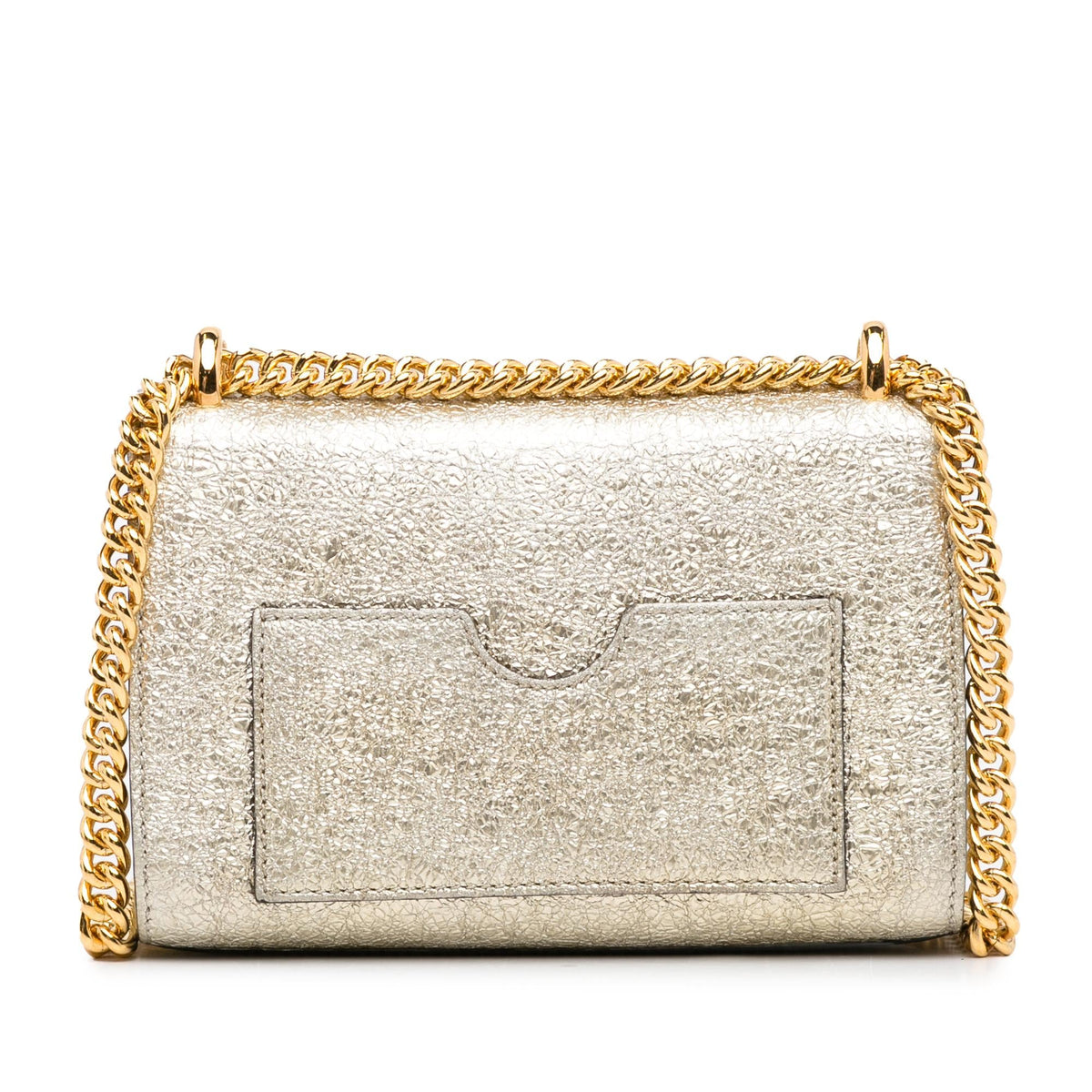 Gucci Small Metallic Padlock Crossbody (SHG-Vd4R6T)