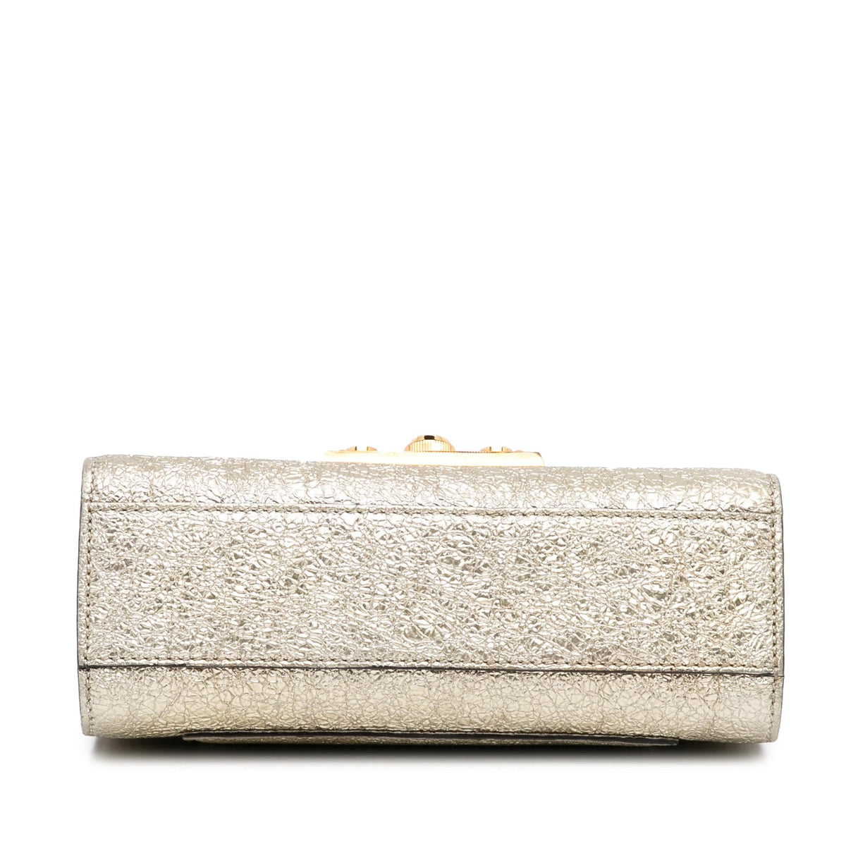 Gucci Small Metallic Padlock Crossbody (SHG-Vd4R6T)