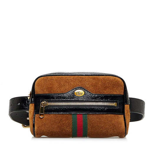 Gucci Small Ophidia Suede Belt Bag (SHG-huQAUt)