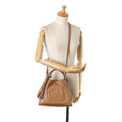 Gucci Small Patent Soho Satchel (SHG-XPGdq7)