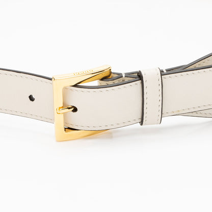 Gucci Smooth Leather Horsebit Belt - Size 34 / 85