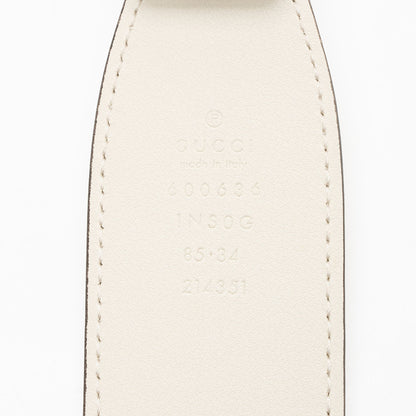Gucci Smooth Leather Horsebit Belt - Size 34 / 85