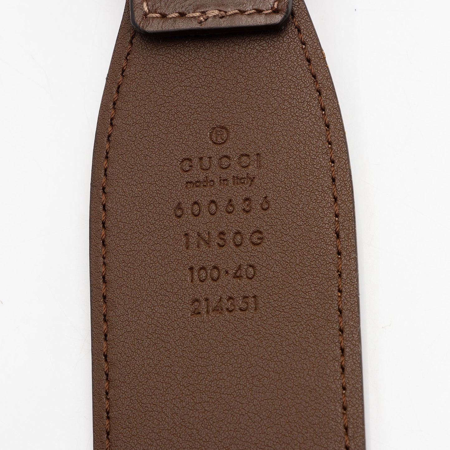 Gucci Smooth Leather Horsebit Belt - Size 38 / 97 (SHF-30Sj3A)