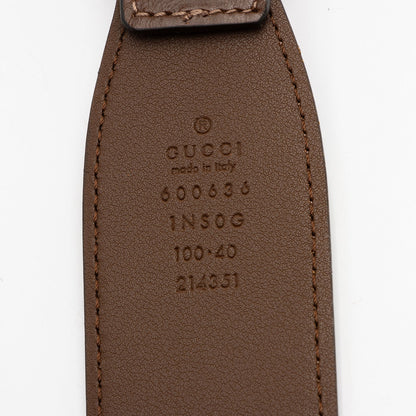 Gucci Smooth Leather Horsebit Belt - Size 38 / 97 (SHF-30Sj3A)
