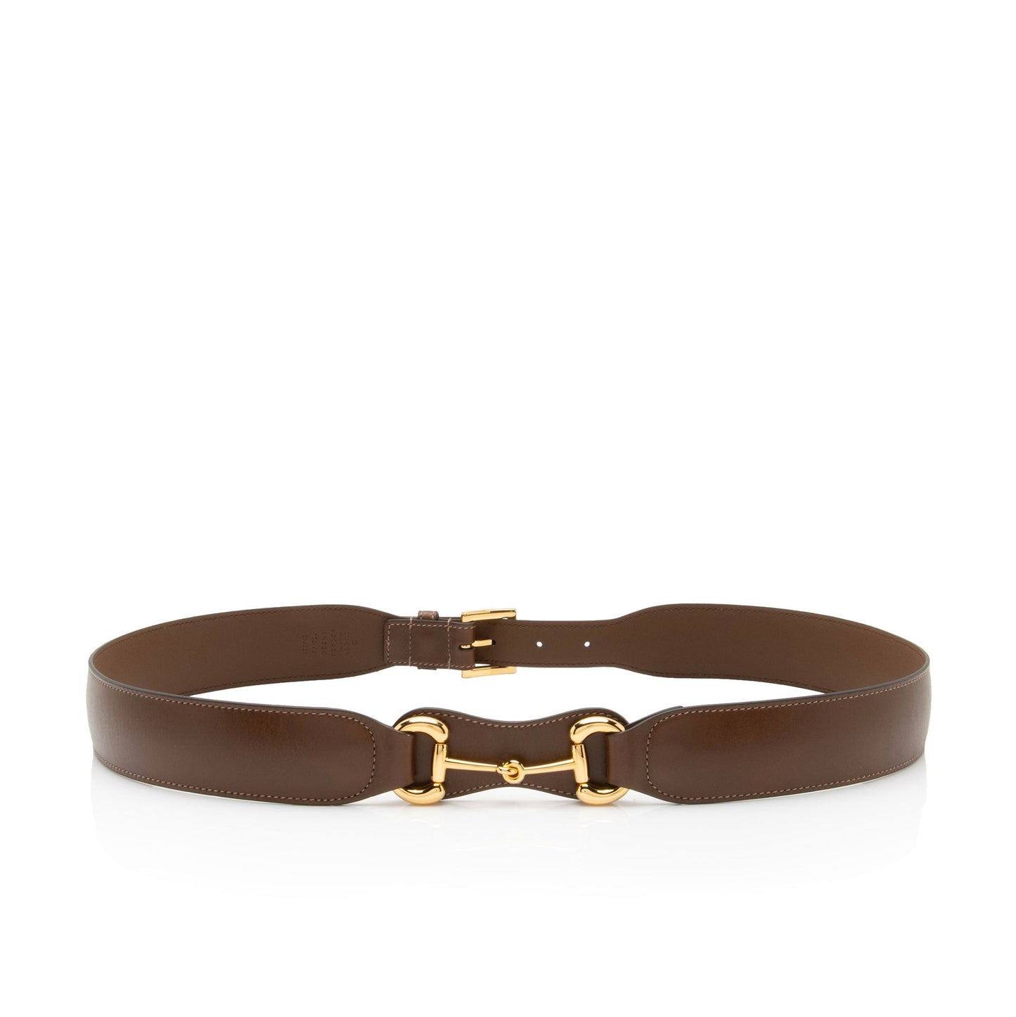 Gucci Smooth Leather Horsebit Belt - Size 38 / 97 (SHF-30Sj3A)