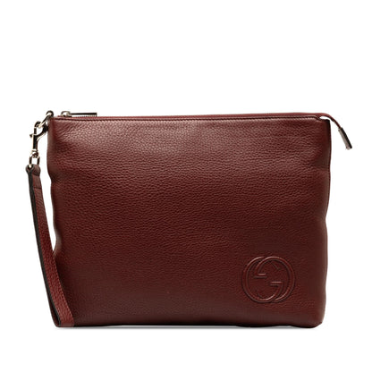 Gucci Soho Leather Clutch (SHG-x8q0VR)