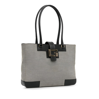 Gucci Square G Canvas Shoulder Bag (SHG-FHbYlb)