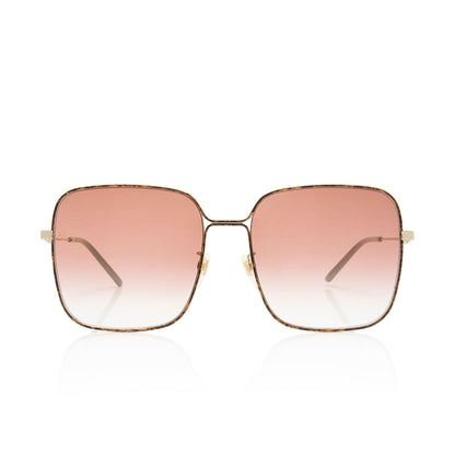Gucci Square GG Sunglasses (SHF-xRh450)