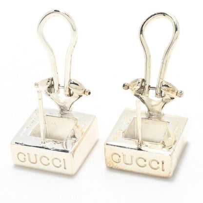 Gucci Square Metal Clip on Earrings (SHG-4enAGU)