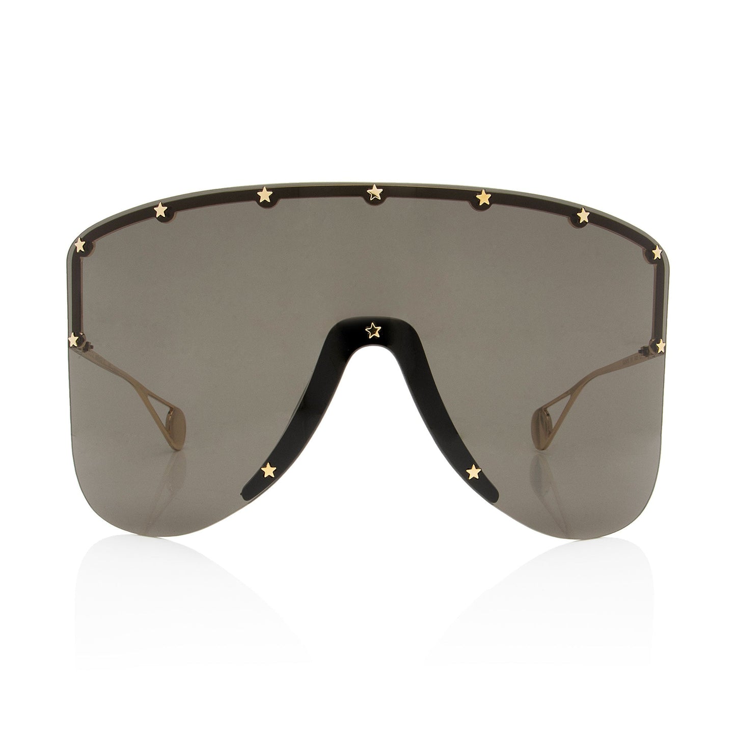 Gucci Star Studded Shield Sunglasses