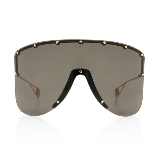 Gucci Star Studded Shield Sunglasses