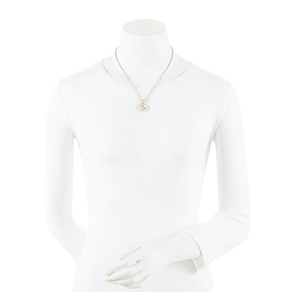 Gucci Sterling Silver Interlocking G Ball Chain Necklace