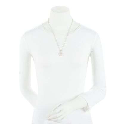 Gucci Sterling Silver Interlocking GG Necklace (SHF-nriOUx)