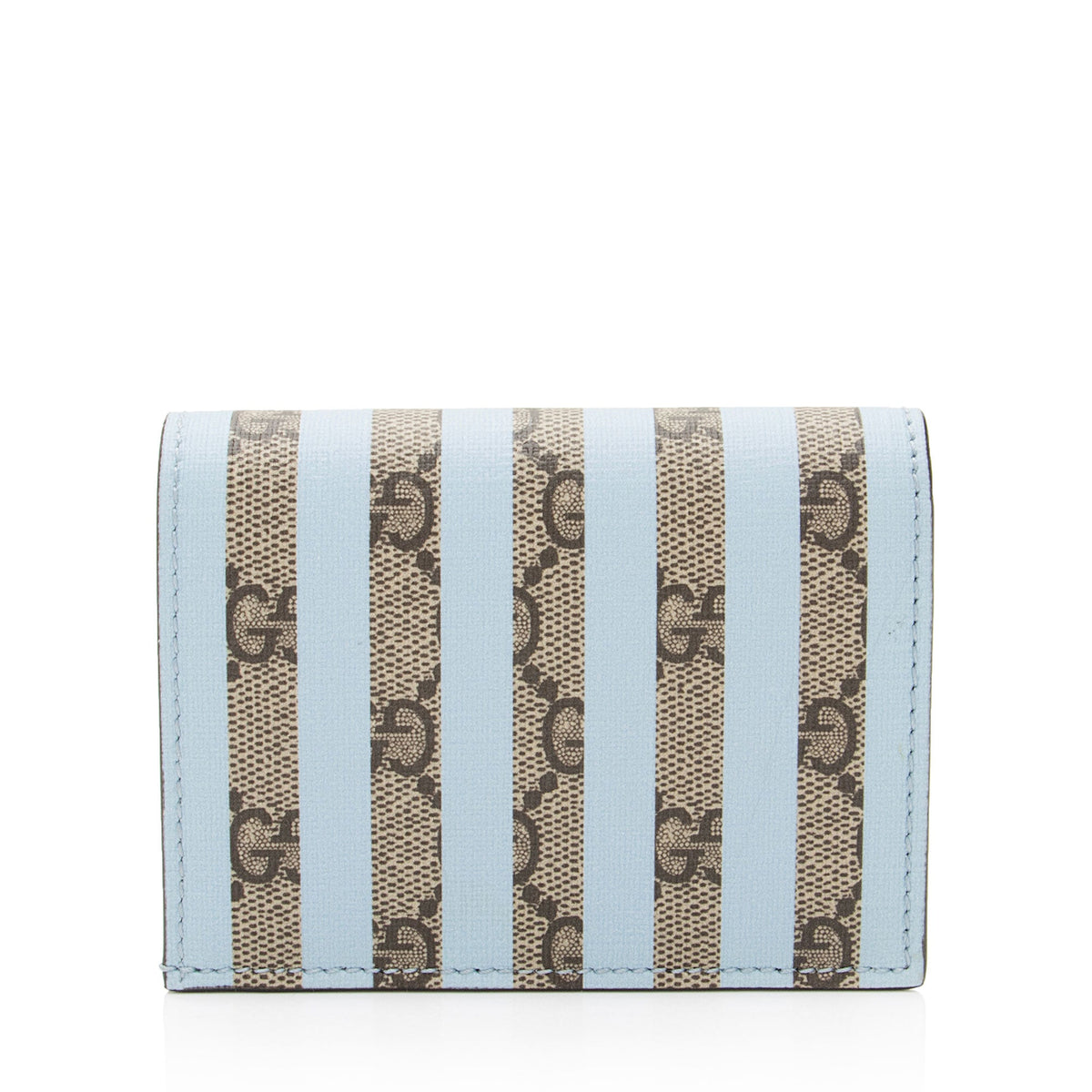 Gucci Striped GG Supreme Card Case (SHF-1rnRmQ)